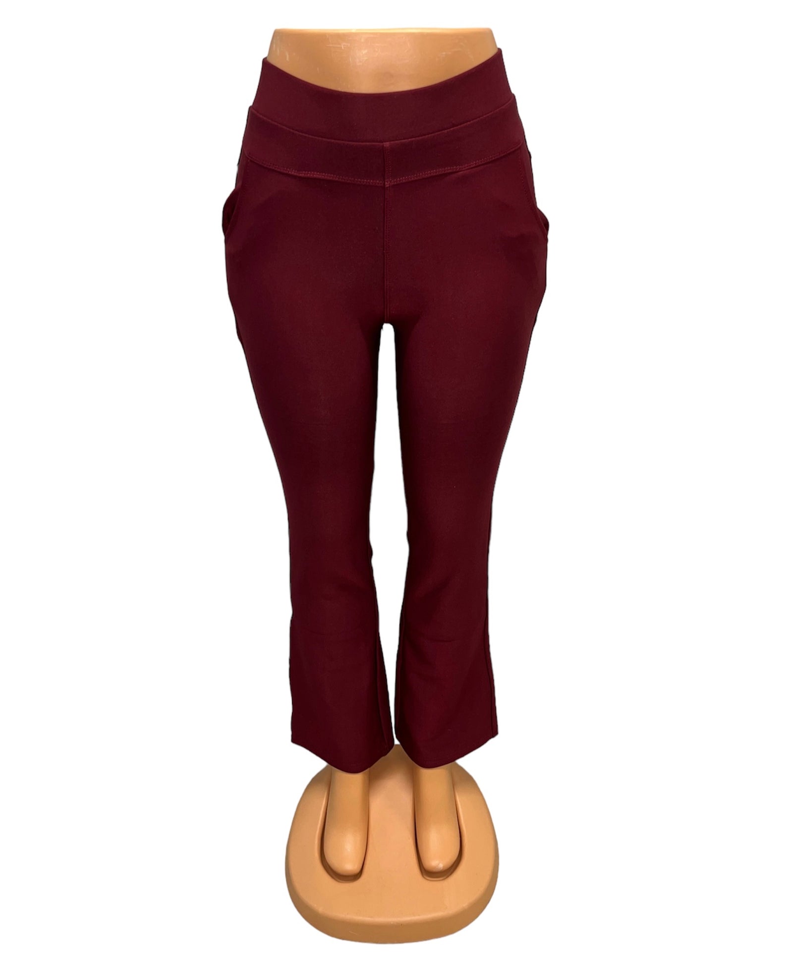 -COMFORTBROEK BORDEAUXROOD FLAIR