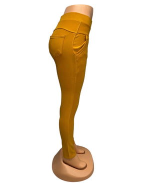 -COMFORTBROEK MOSTERD