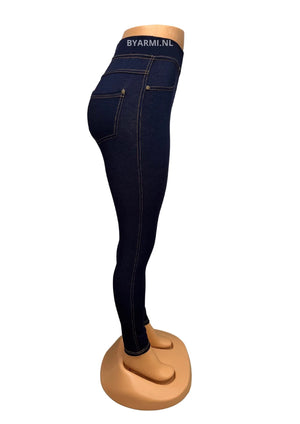 -COMFORTBROEK SPIJKER ZWART