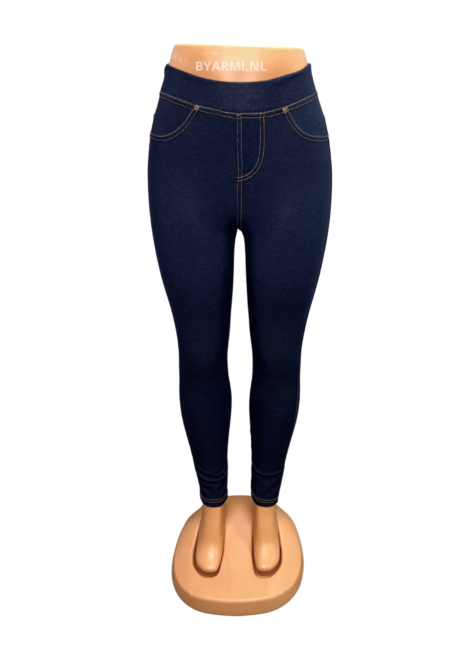 -COMFORTBROEK SPIJKER DONKERBLAUW