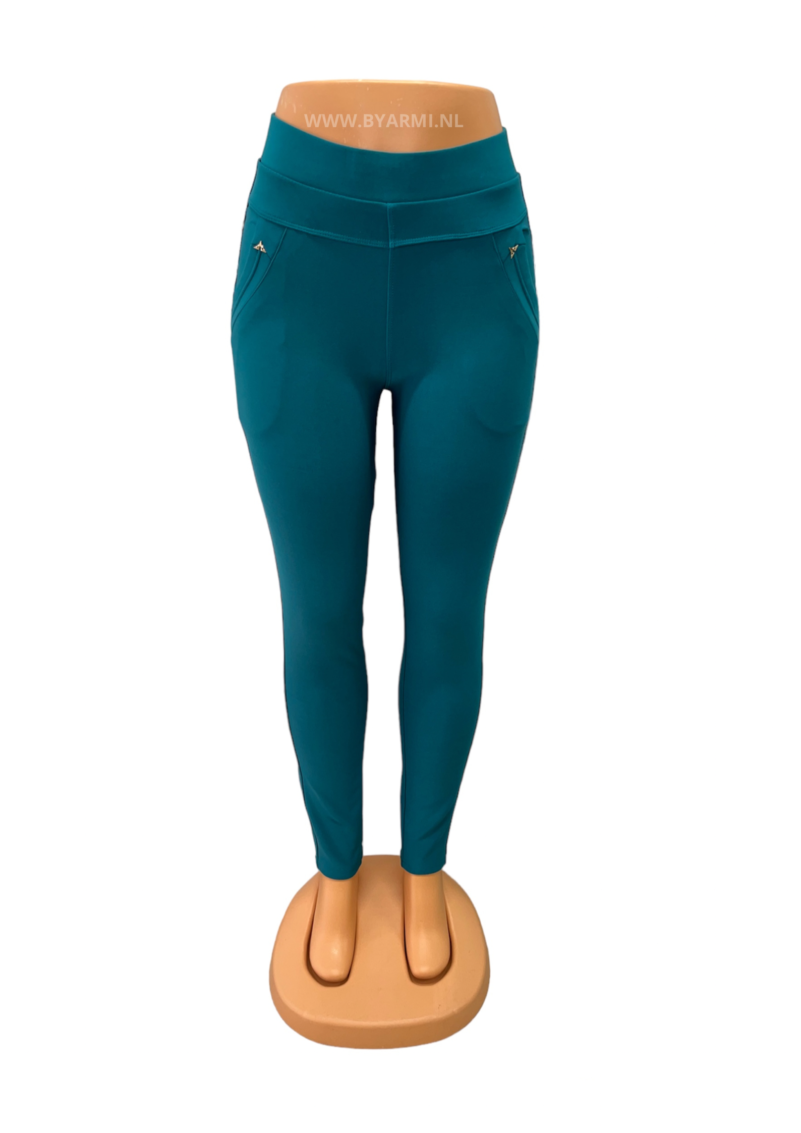 -COMFORTBROEK VERDIGRIJS