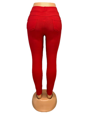 -COMFORTBROEK ROOD