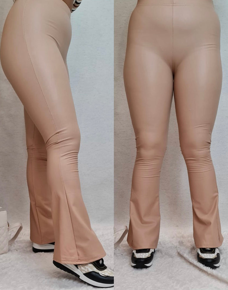-FLAIRED LEGGING BEIGE 